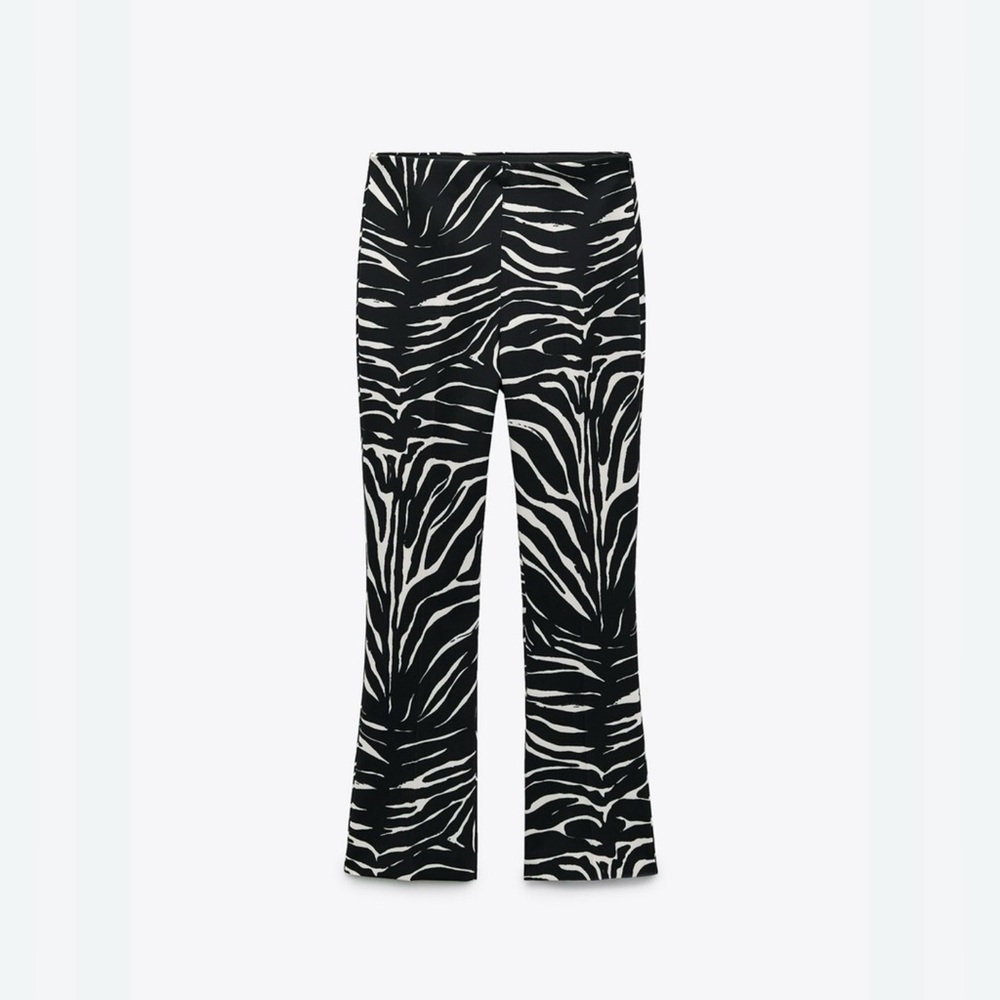 Zara Zebra Mini Flare